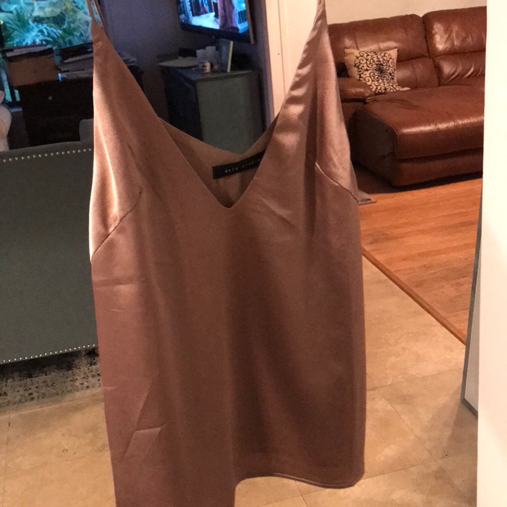 Blush silky cami